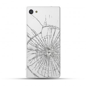 Sony Xperia Z5 Compact Reparatur Backcover Glas Weiss