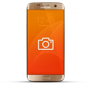 Samsung Galaxy S7 Edge Reparatur Kamera gold