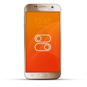 Samsung Galaxy S7 Reparatur Schalter gold