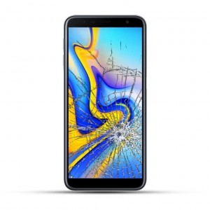 Samsung Galaxy J6 Plus Reparatur Display Touchscreen Glas schwarz
